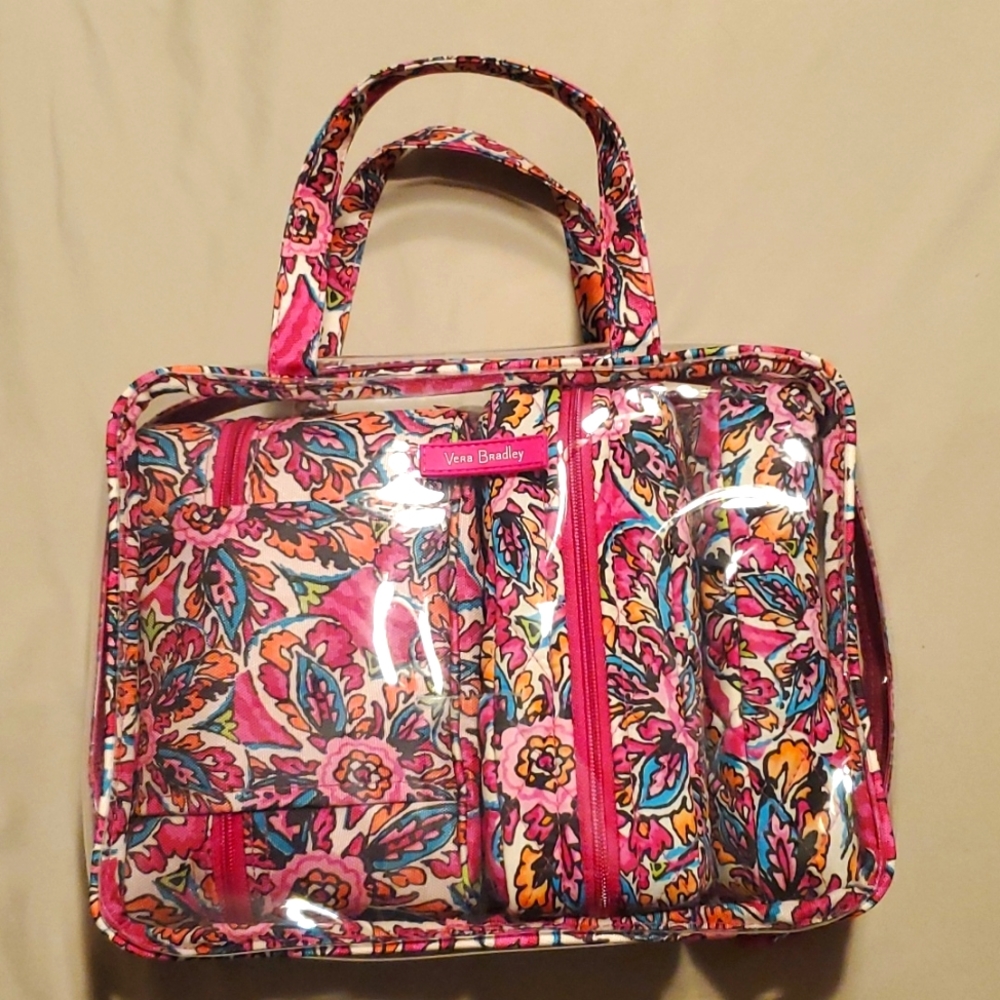 Vera Bradley three piece travel set. NEW!! Still has original paper cases